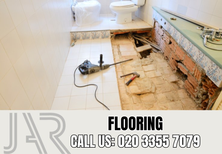 Bathroom Flooring Installation by Ealing Bathroom Fitters